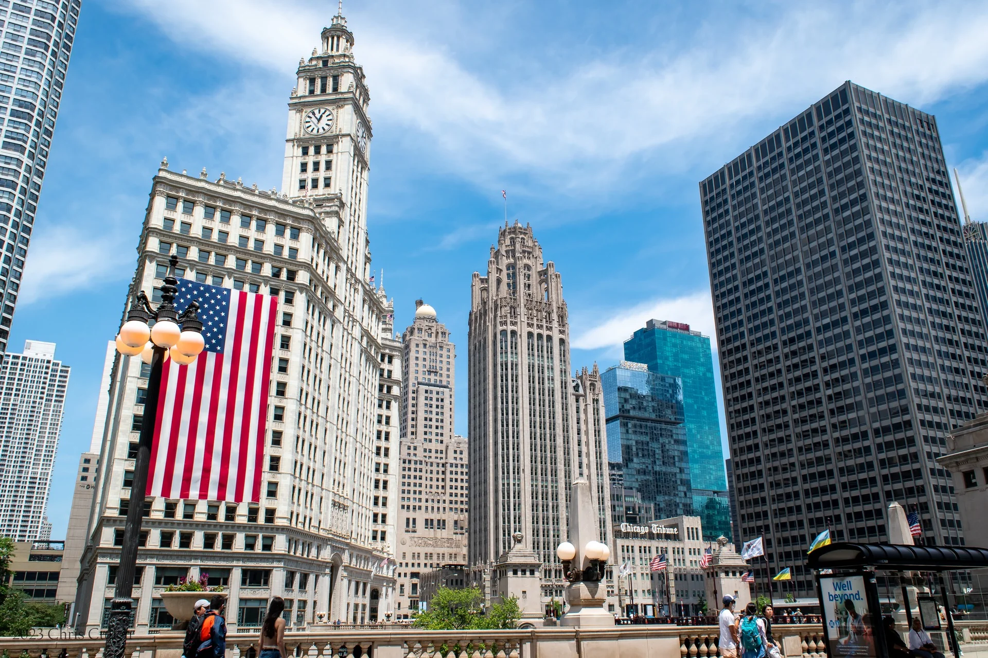 Chicago skyscrapers and skyline