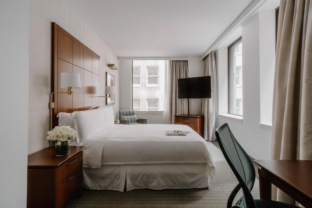 A guest room