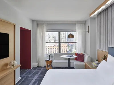 Guest room at Hotel 55 Chicago Downtown