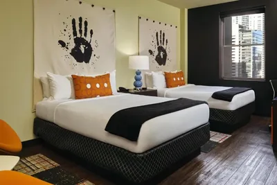 Guest room at ACME Hotel Chicago