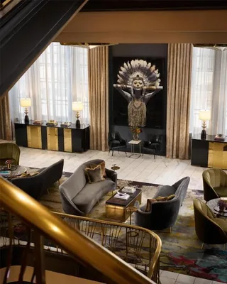 Lobby at The Allegro Royal Sonesta Hotel Chicago Loop