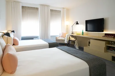 Guest room at Ambassador Gold Coast, a Member of The Chicago Hotel Collection