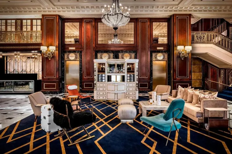 Lobby at The Blackstone, Autograph Collection