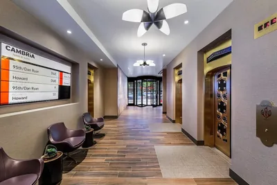 Lobby at Cambria Hotel Chicago Loop