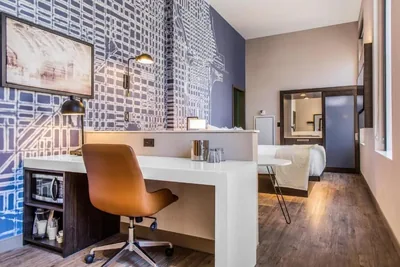 Guest room at Cambria Hotel Chicago Loop