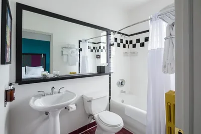 Guest room at City Suites Hotel