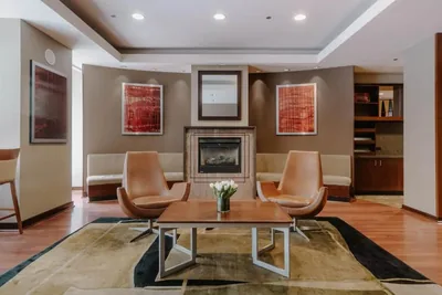Lobby at Club Quarters Hotel, Central Loop