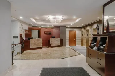 Lobby at Club Quarters Hotel, Central Loop