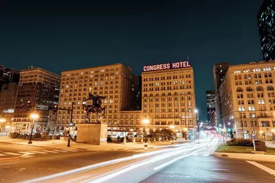 The Congress Plaza Hotel exterior