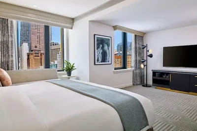 Guest room at The Gwen, a Luxury Collection Hotel
