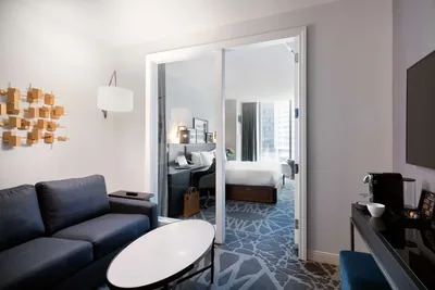 Guest room at LondonHouse Chicago