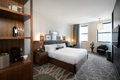 Guest room at LondonHouse Chicago