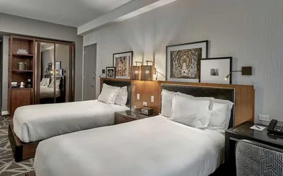Guest room at LondonHouse Chicago