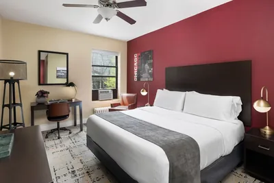 Guest room at The Majestic Hotel