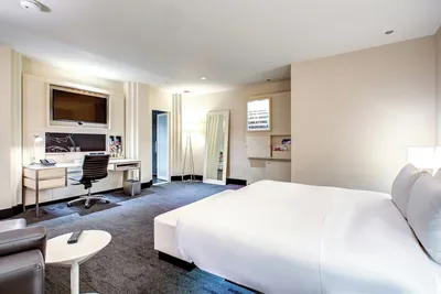 Guest room at The Midland Hotel, a Tribute Portfolio Hotel