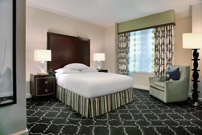 Guest room at Palmer House, a Hilton Hotel