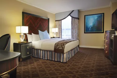 Guest room at Palmer House, a Hilton Hotel
