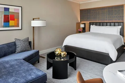 Guest room at The Ritz-Carlton, Chicago