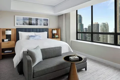 Guest room at The Ritz-Carlton, Chicago