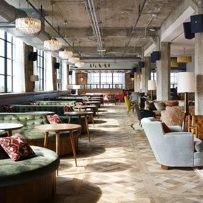 Restaurant and bar at Soho House Chicago