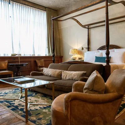 Guest room at Soho House Chicago