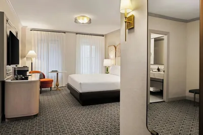 Guest room at The Talbott