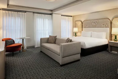 Guest room at The Talbott