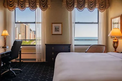 Guest room at The Drake Hotel