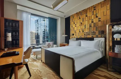 Guest room at Viceroy Chicago