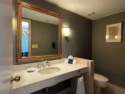 Guest room at The Whitehall Hotel