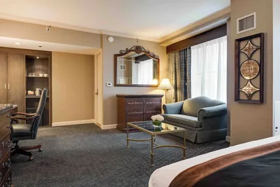 Guest room at The Whitehall Hotel