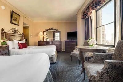 Guest room at The Whitehall Hotel