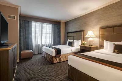 Guest room at The Whitehall Hotel