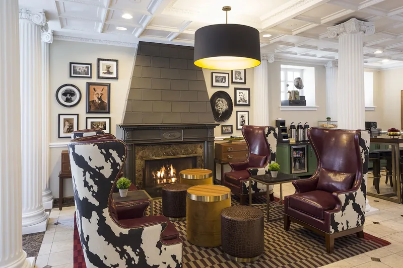 Lobby at The Willows Hotel