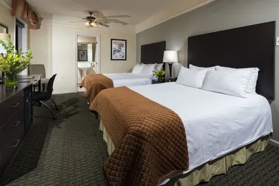 Guest room at The Willows Hotel