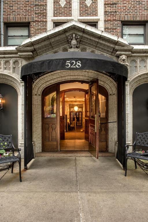 The historic entrance